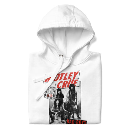 Motley Crue Crue Fans Classic Mens Officially Licensed Hoodie White