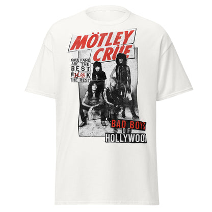 Motley Crue Crue Fans Jumbo Print Mens T Shirt White