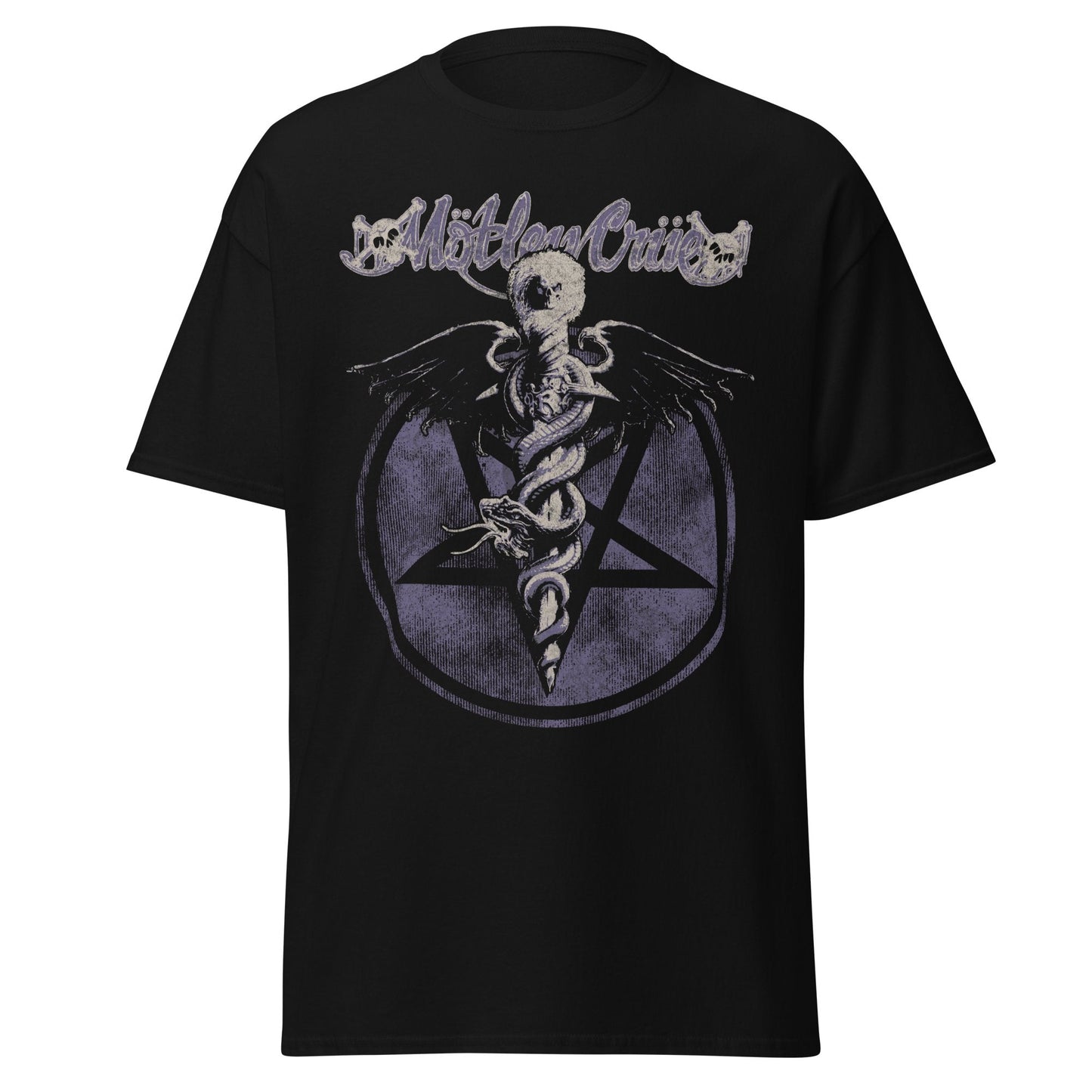 Motley Crue Dark Doctor Jumbo Print Mens T Shirt Black