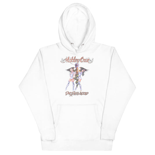 Motley Crue Dr. Feelgood Mens Officially Licensed Hoodie White