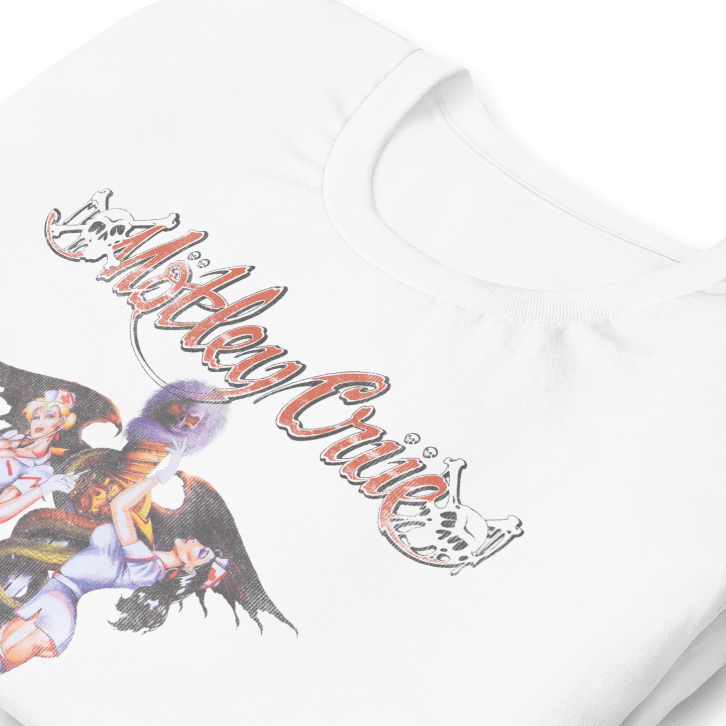 Motley Crue Dr. Feelgood Officially Licensed Mens T Shirt White