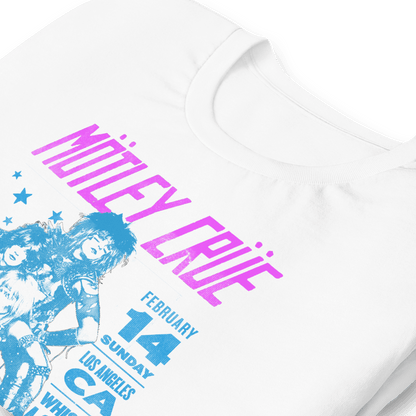 Motley Crue Fast Love Officially Licensed Mens T Shirt White