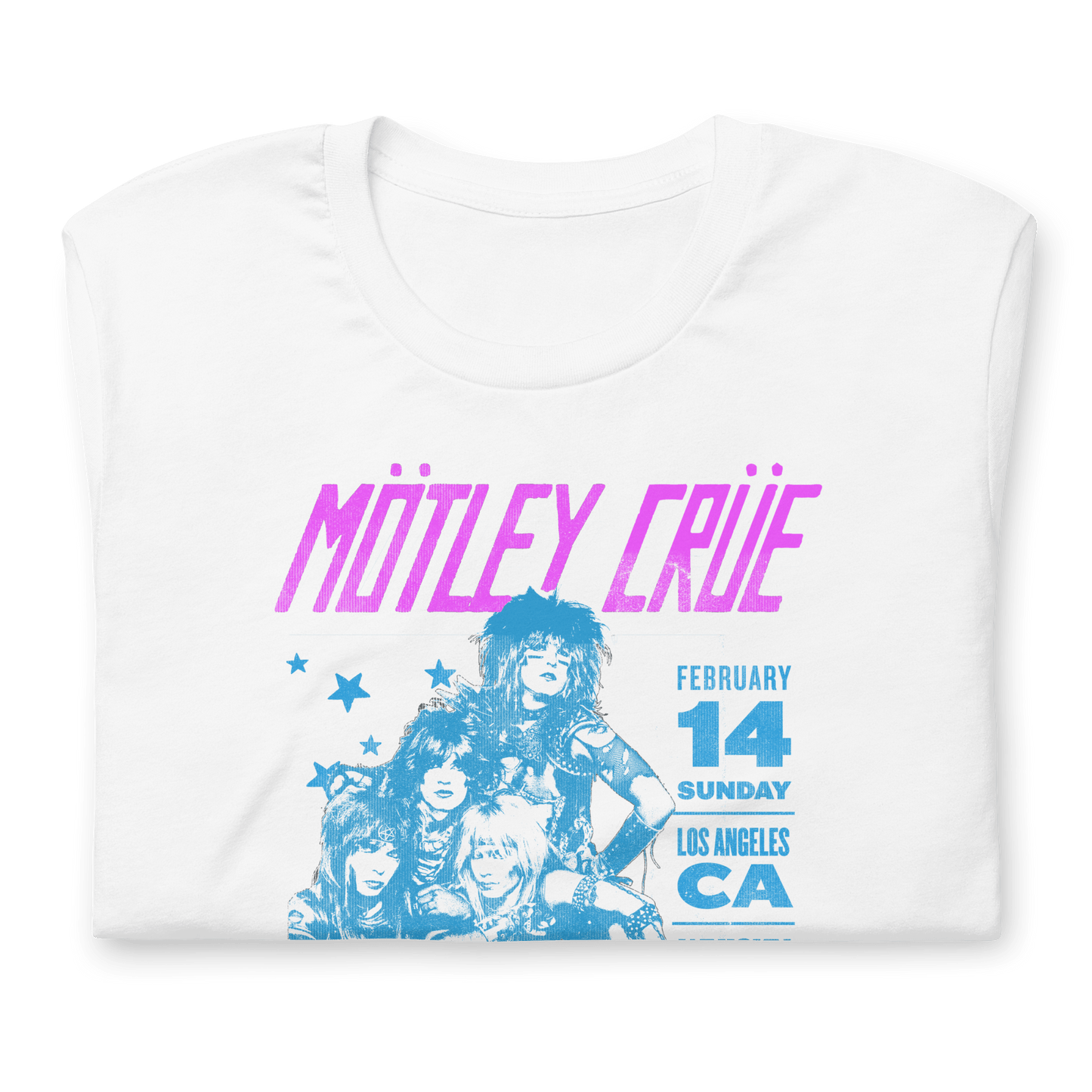 Motley Crue Fast Love Officially Licensed Mens T Shirt White