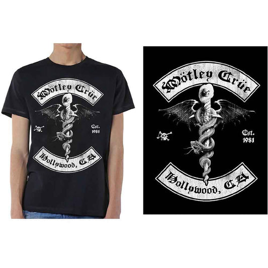 Motley Crue Feelgood Hollywood Revision Mens T Shirt Officially Licensed
