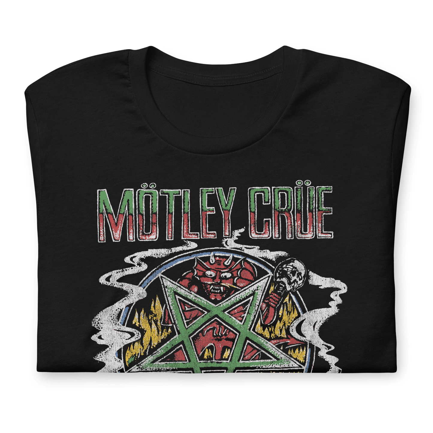 Motley Crue Ganja Shout Officially Licensed Mens T Shirt Black