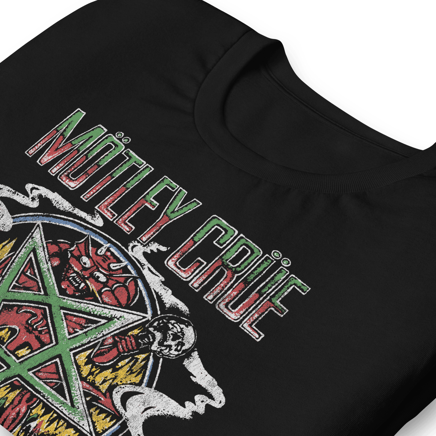 Motley Crue Ganja Shout Officially Licensed Mens T Shirt Black