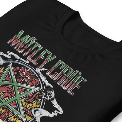 Motley Crue Ganja Shout Officially Licensed Mens T Shirt Black