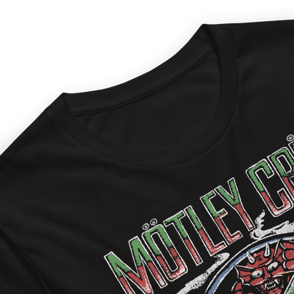 Motley Crue Ganja Shout Officially Licensed Mens T Shirt Black