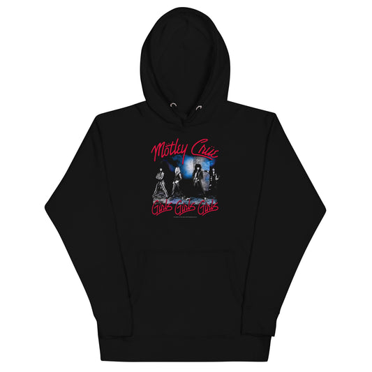 Motley Crue Girls Girls Girls Mens Hoodie Black