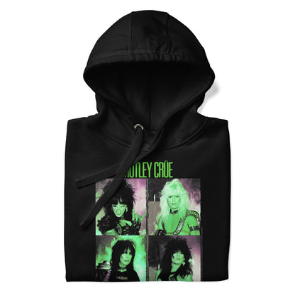 Motley Crue Green Shout Classic Mens Hoodie Black