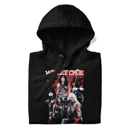Motley Crue Live Classic Mens Officially Licensed Hoodie Black