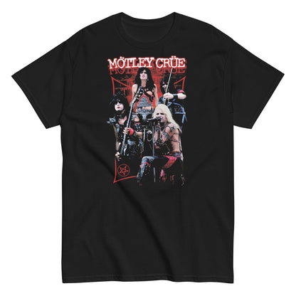Motley Crue Live Officially Licensed Mens T Shirt Black