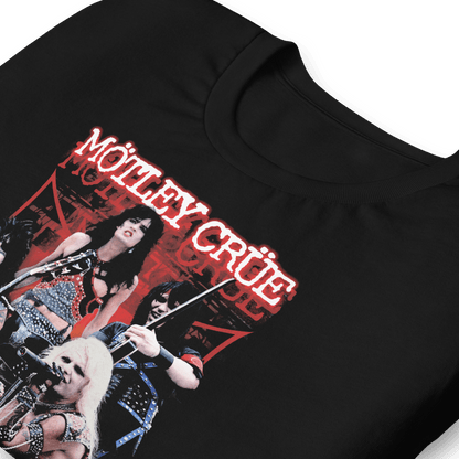 Motley Crue Live Officially Licensed Mens T Shirt Black