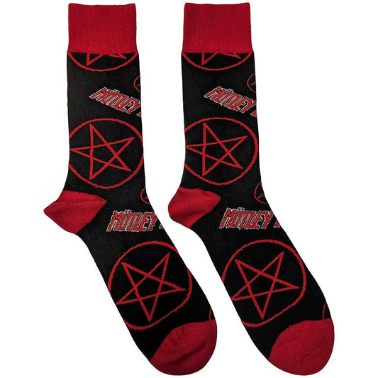 Motley Crue Logos & Pentagrams [Socks]