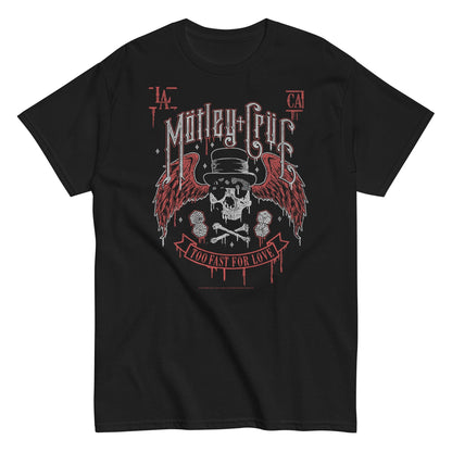 Motley Crue Los Angeles Officially Licensed Mens T Shirt Black