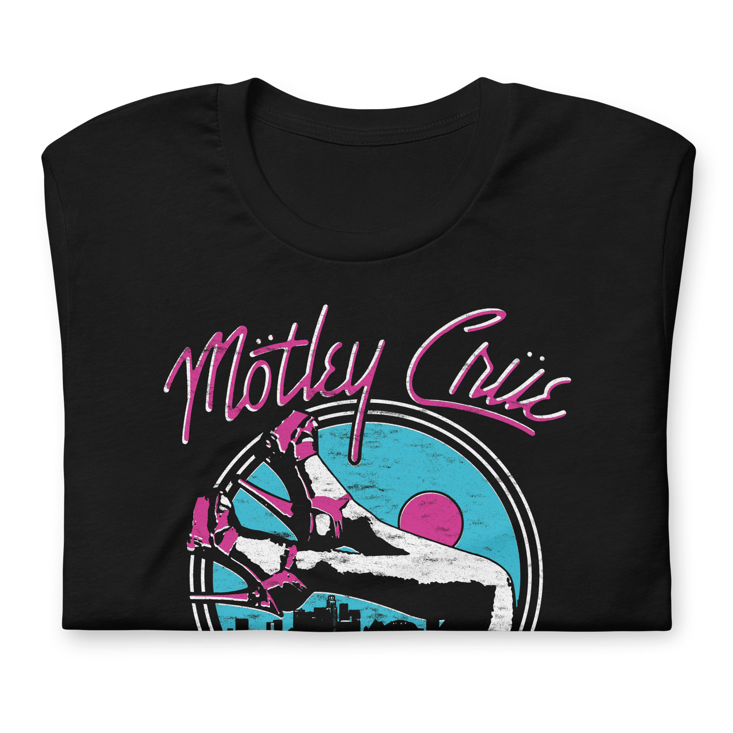 Motley Crue Miami Girls Officially Licensed Mens T Shirt Black