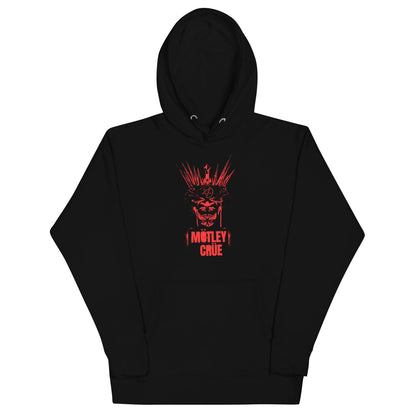 Motley Crue Mind Blown Classic Mens Officially Licensed Hoodie Black