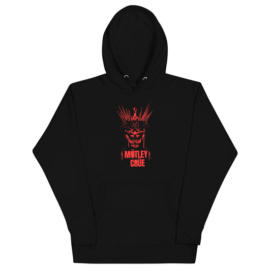 Motley Crue Mind Blown Classic Mens Officially Licensed Hoodie Black