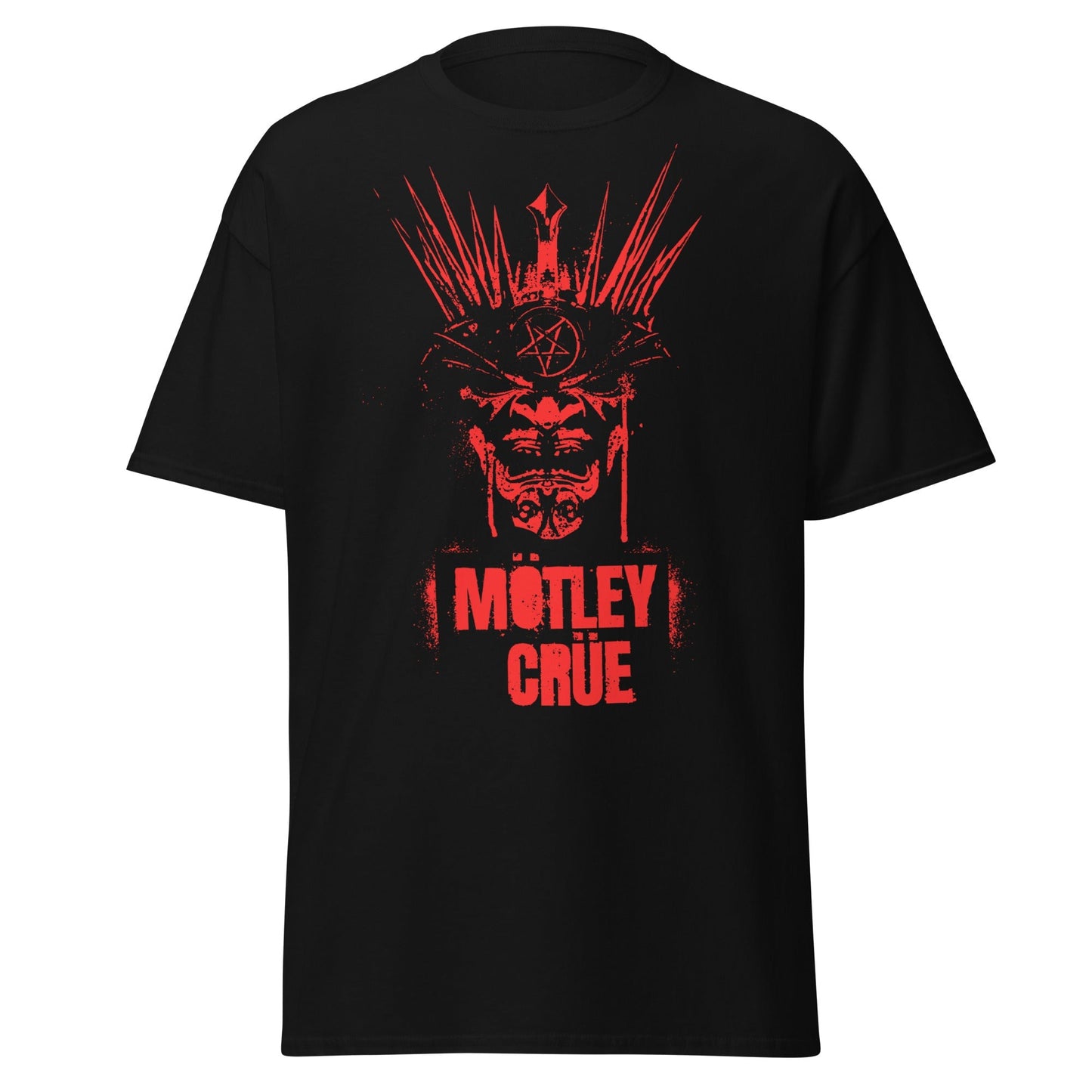 Motley Crue Mind Blown Jumbo Print Mens T Shirt Black