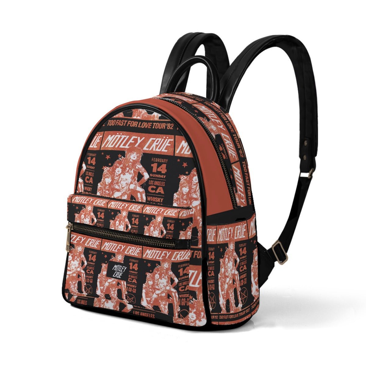 Motley Crue Mini Vegan Leather Backpack