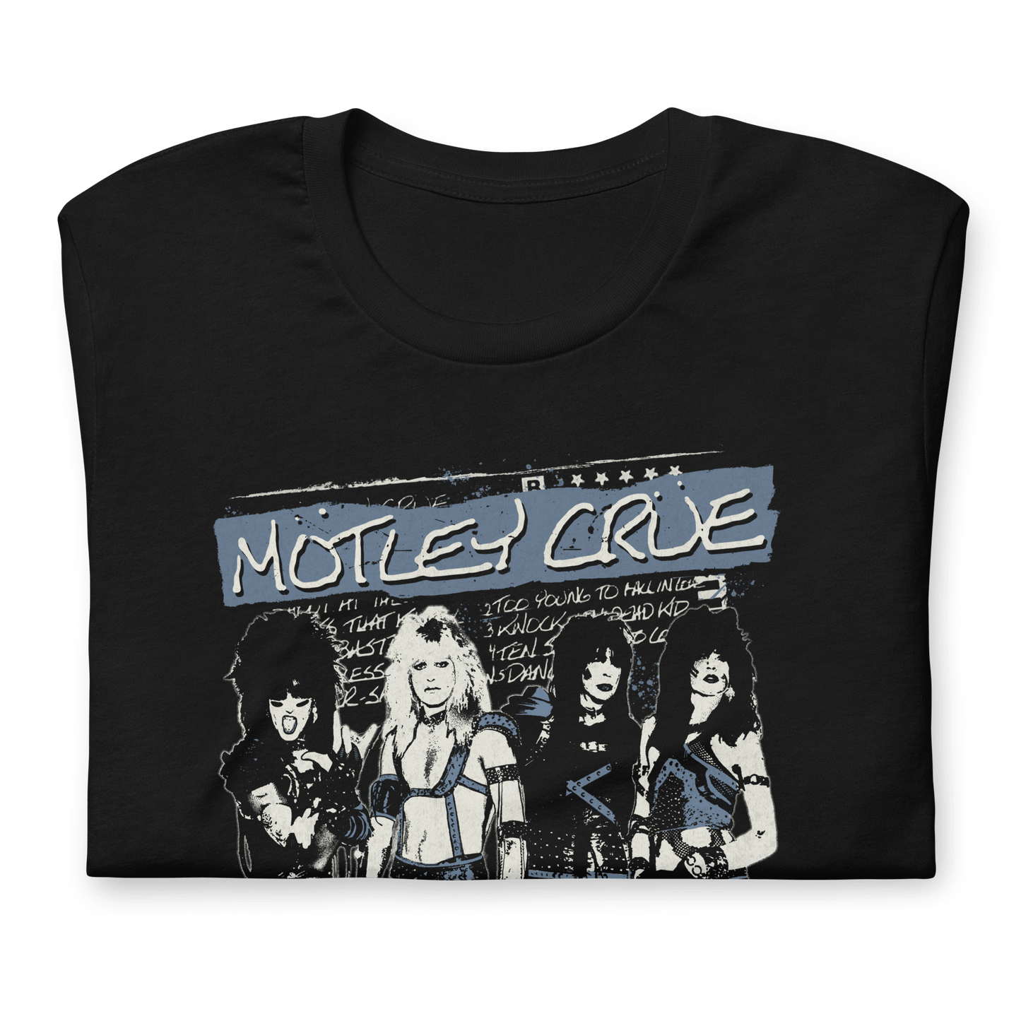 Motley Crue New York City Officially Licensed Mens T Shirt Black