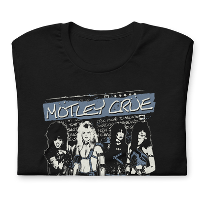 Motley Crue New York City Officially Licensed Mens T Shirt Black