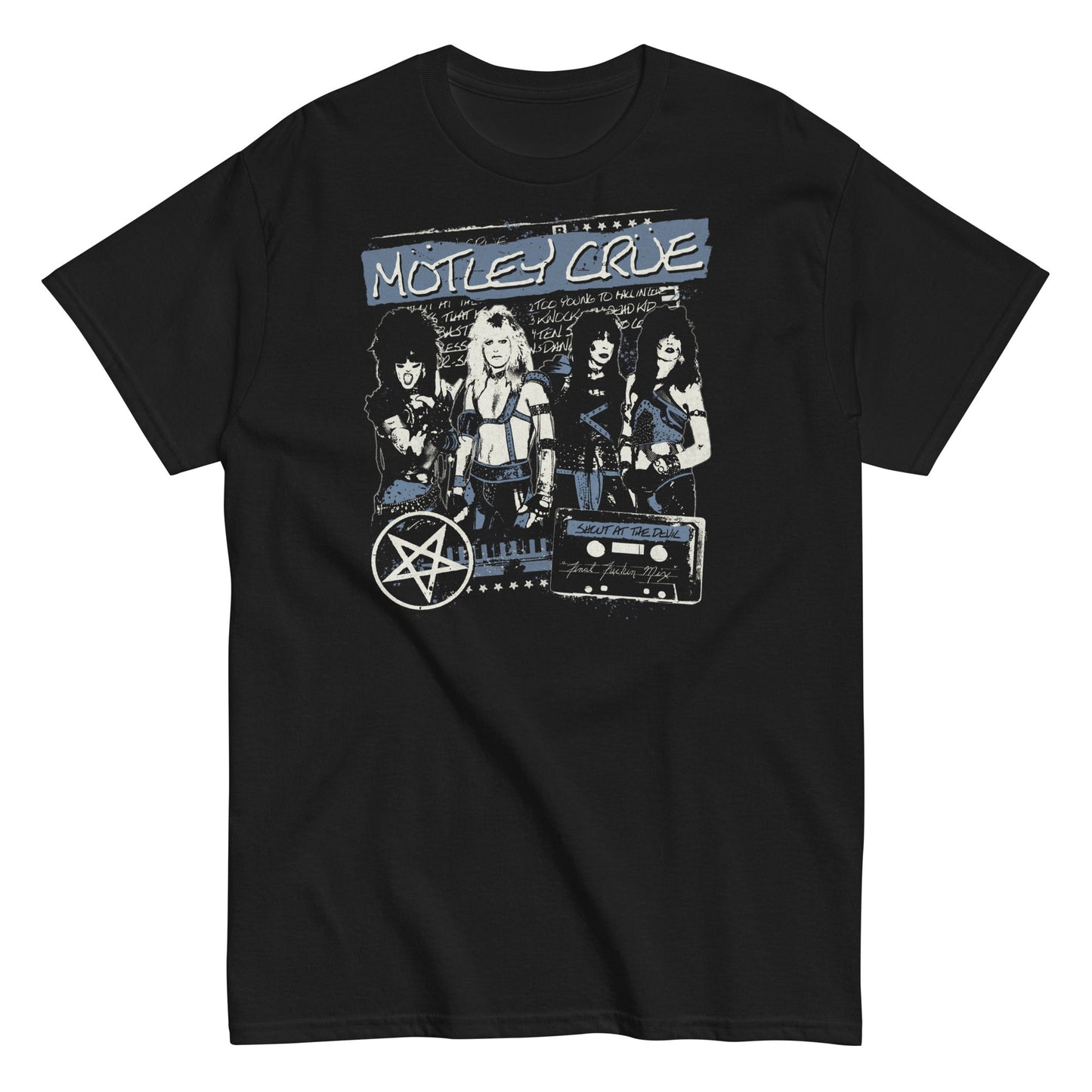 Motley Crue New York City Mens T Shirt Black