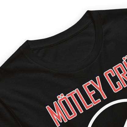 Motley Crue Pentagram Shout Officially Licensed Mens T Shirt Black