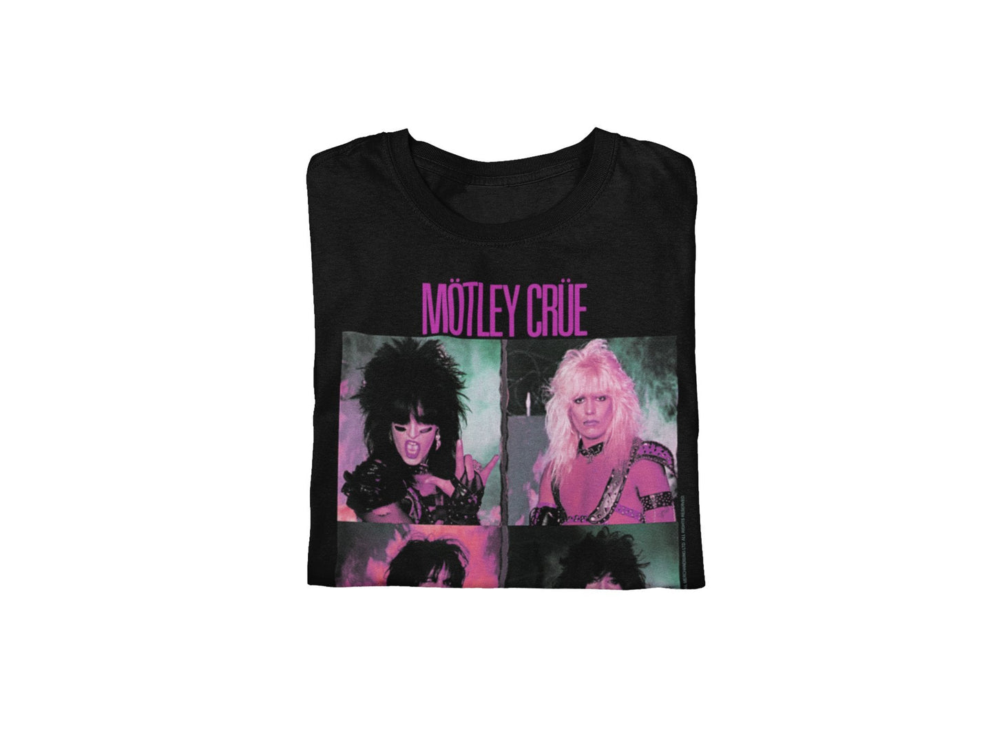 Motley Crue Pink Shout Mens T Shirt Black