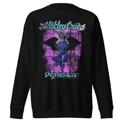 Motley Crue Pop Dr. Feelgood Jumbo Print Mens Sweatshirt Black