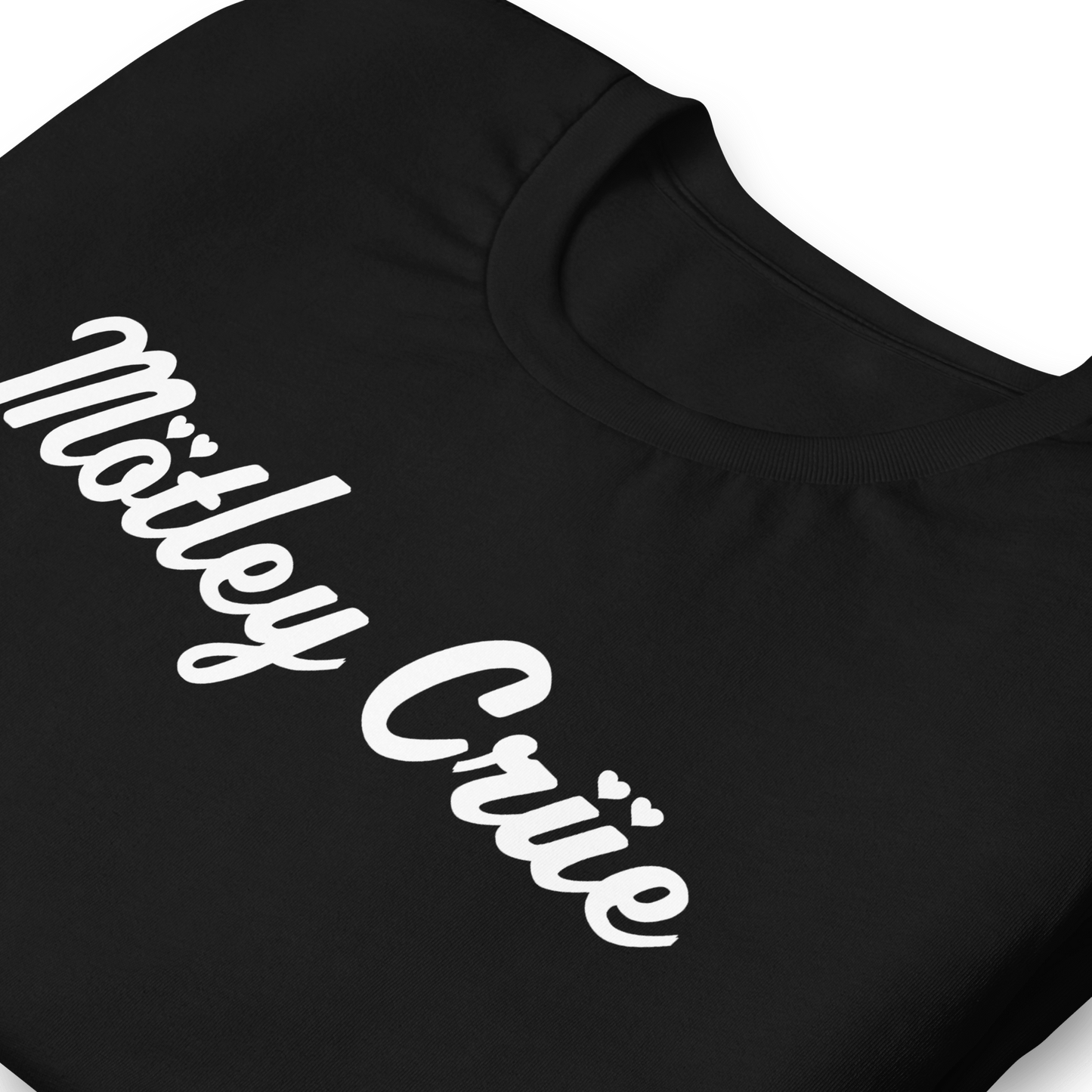 Motley Crue Script Logo Officially Licensed Mens T Shirt Black