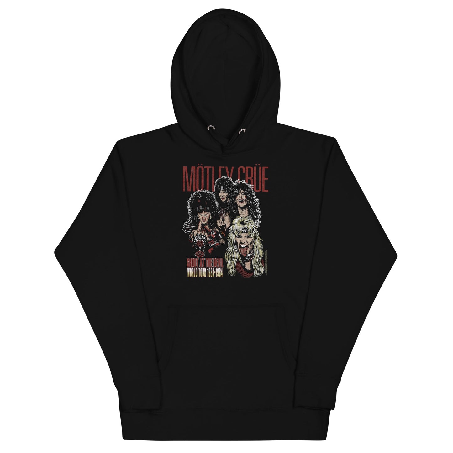 Motley Crue Shout at the Devil Mens Hoodie Black