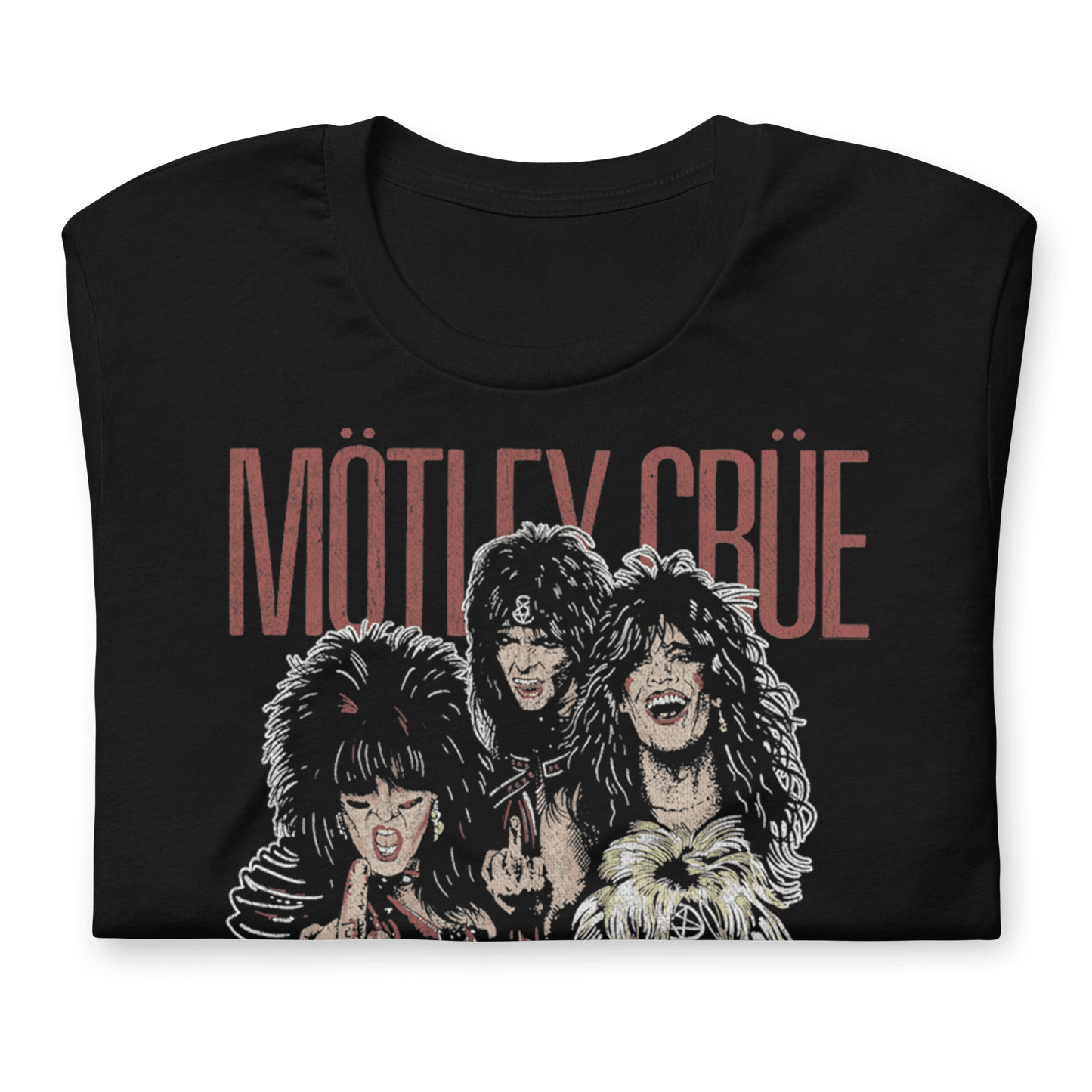 Motley Crue Shout at the Devil Officially Licensed Mens T Shirt Black