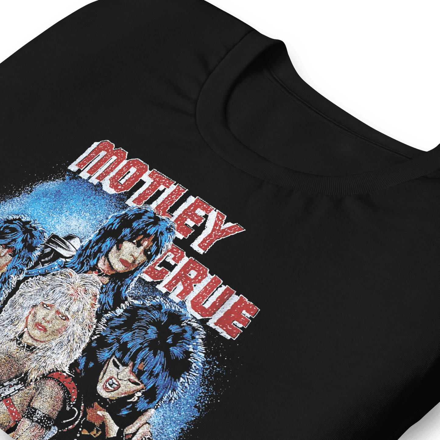 Motley Crue Shout Tour Officially Licensed Mens T Shirt Black