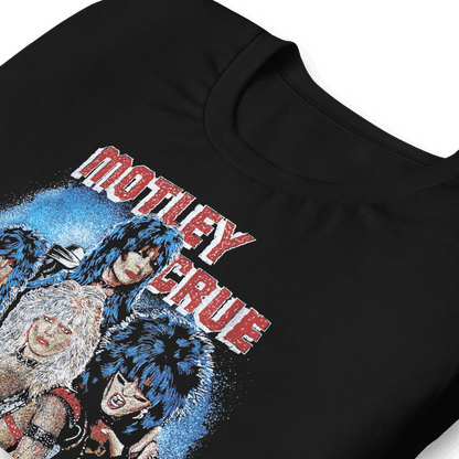 Motley Crue Shout Tour Officially Licensed Mens T Shirt Black