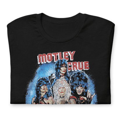 Motley Crue Shout Tour Officially Licensed Mens T Shirt Black