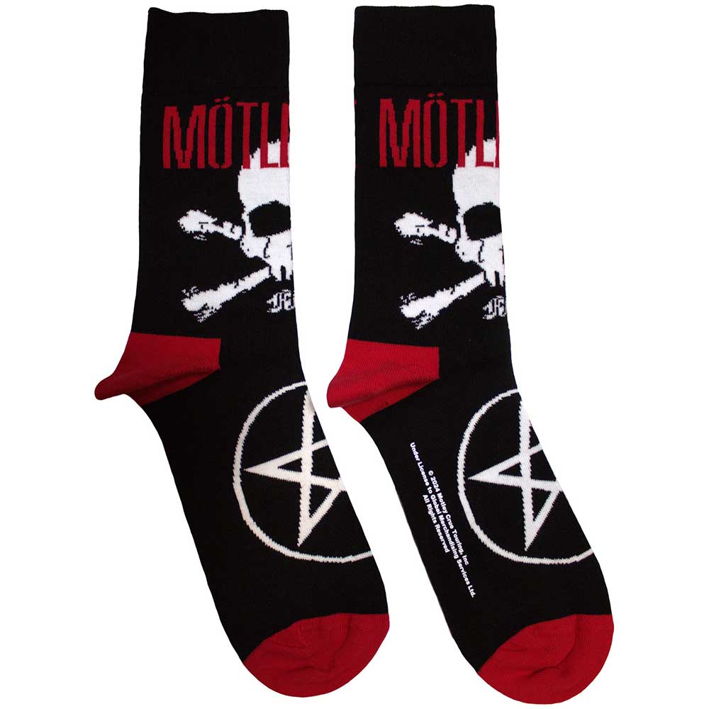 Motley Crue Skull & Crossbones [Socks]
