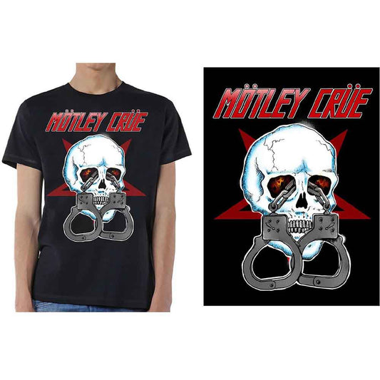 Motley Crue Skull Cuffs 2 [T-Shirt] Officially Licensed