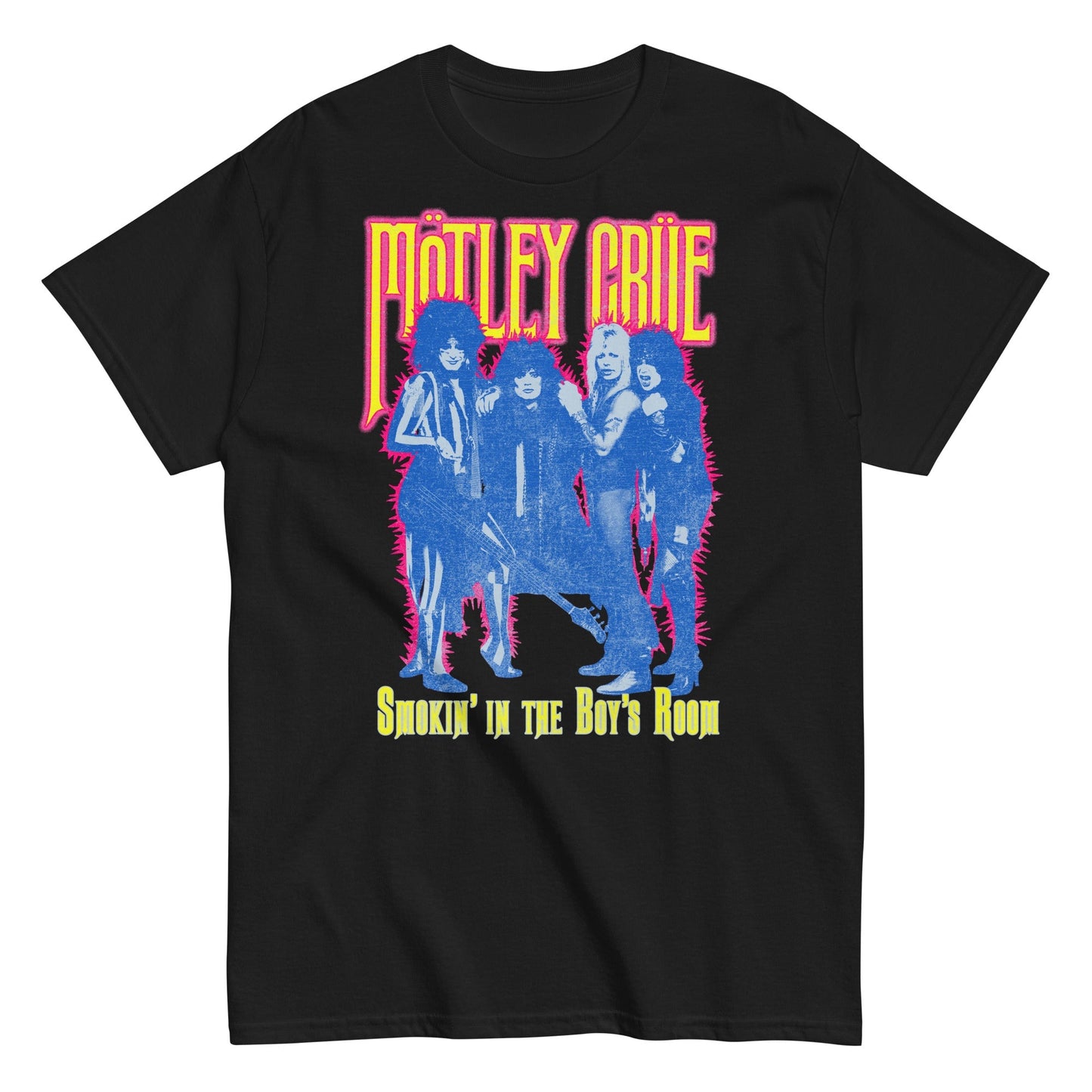 Motley Crue Smokin' in the Boy's Room Mens T Shirt Black