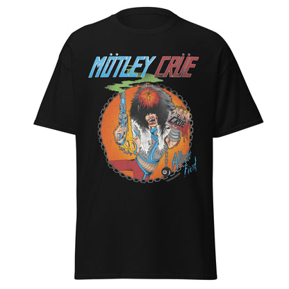 Motley Crue Smoking Allister Jumbo Print Mens T Shirt Black