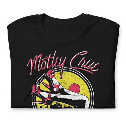 Motley Crue Sunset Girls Officially Licensed Mens T Shirt Black