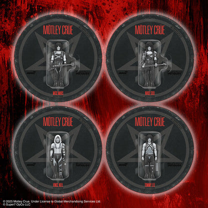 Super7 - Motley Crue - ReAction Figures Wv2 - Tommy Lee (Shout At The Devil - Black & White) (Collectible, Action Figure) |