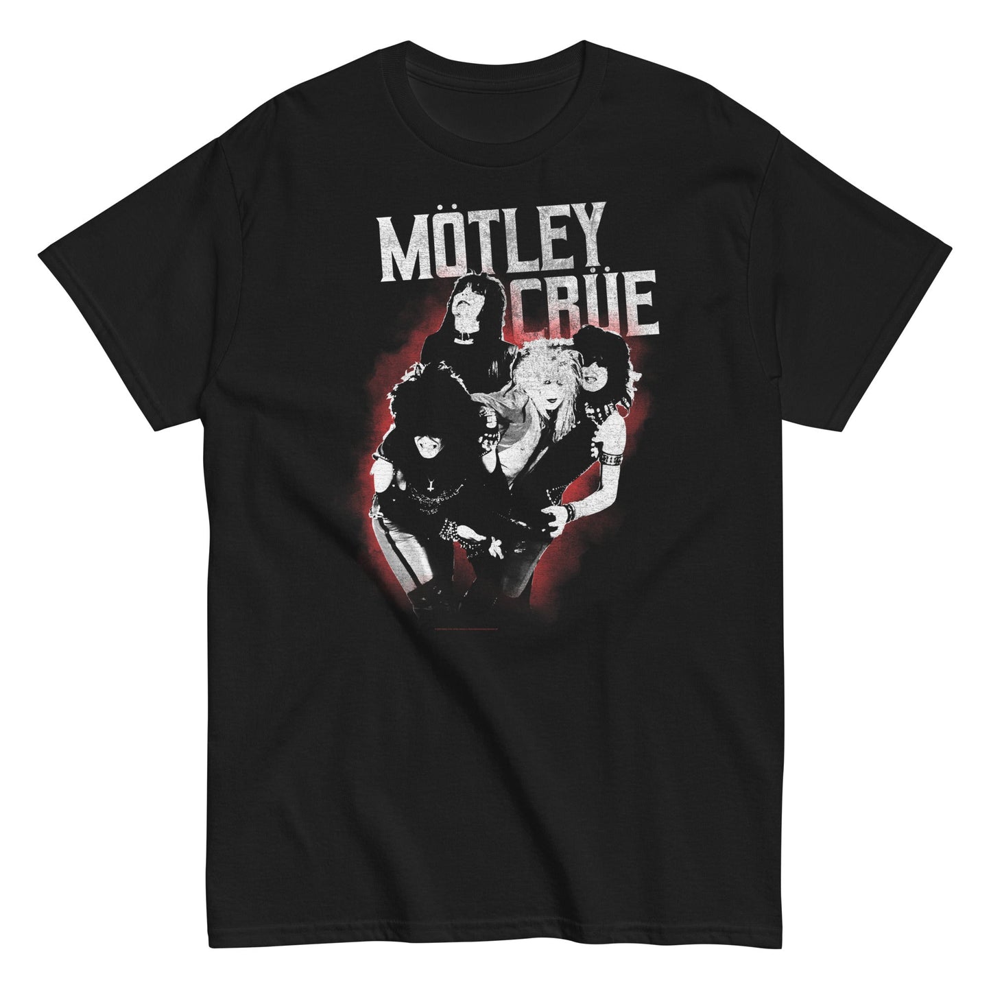 Motley Crue Tagged Mens T Shirt Black