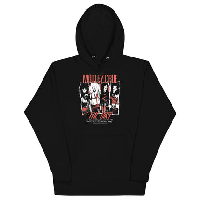 Motley Crue The Dirt Classic Mens Officially Licensed Hoodie Black