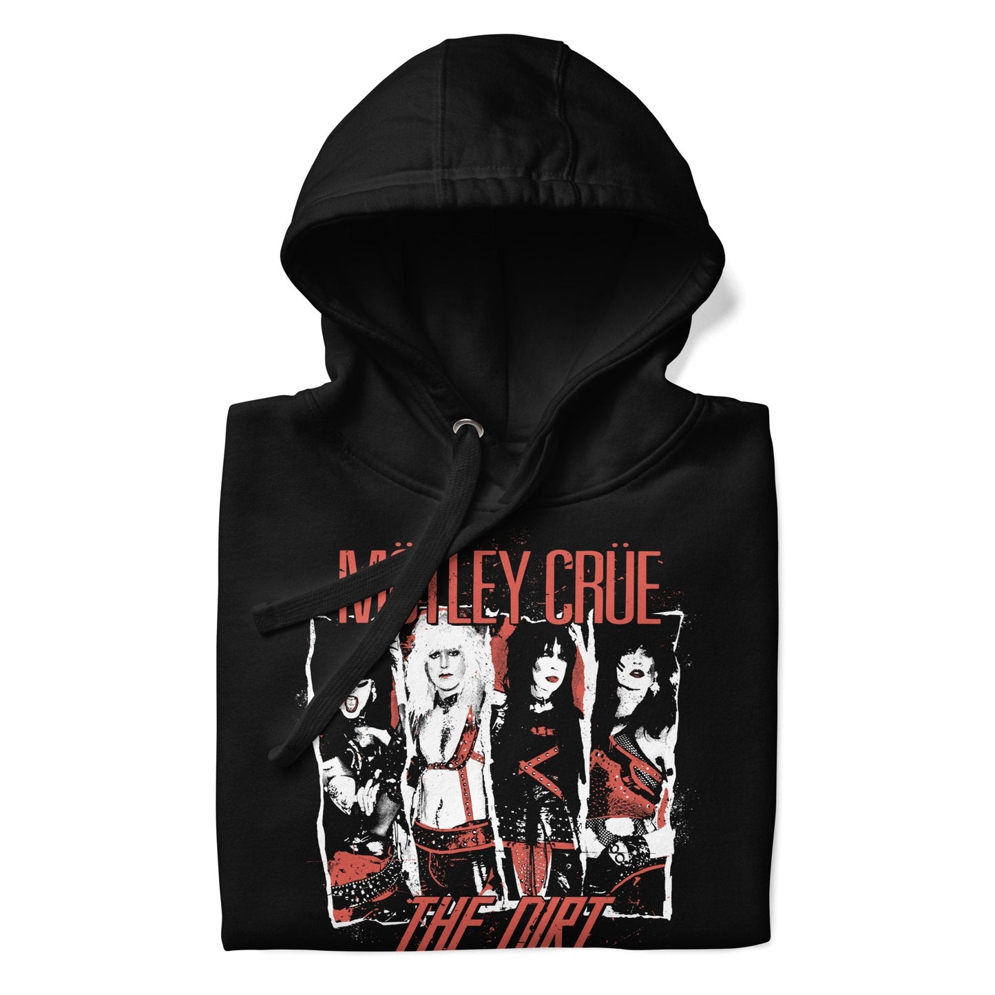 Motley Crue The Dirt Classic Mens Officially Licensed Hoodie Black
