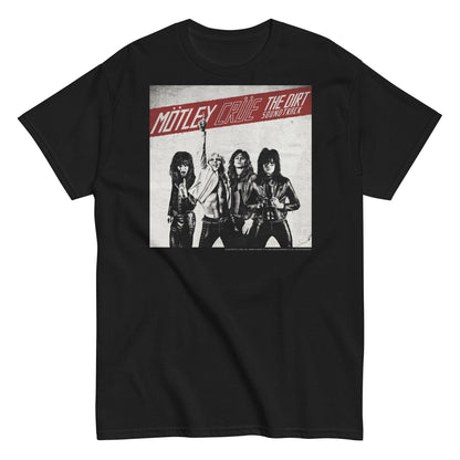 Motley Crue The Dirt Cover Officially Licensed Mens T Shirt Black