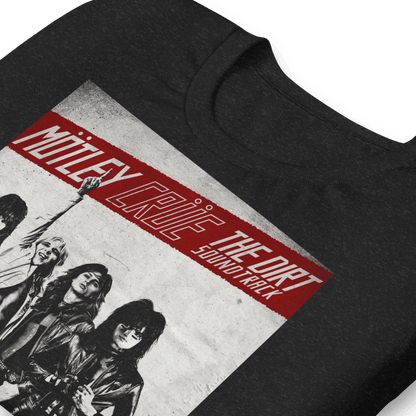 Motley Crue The Dirt Cover Officially Licensed Mens T Shirt Black