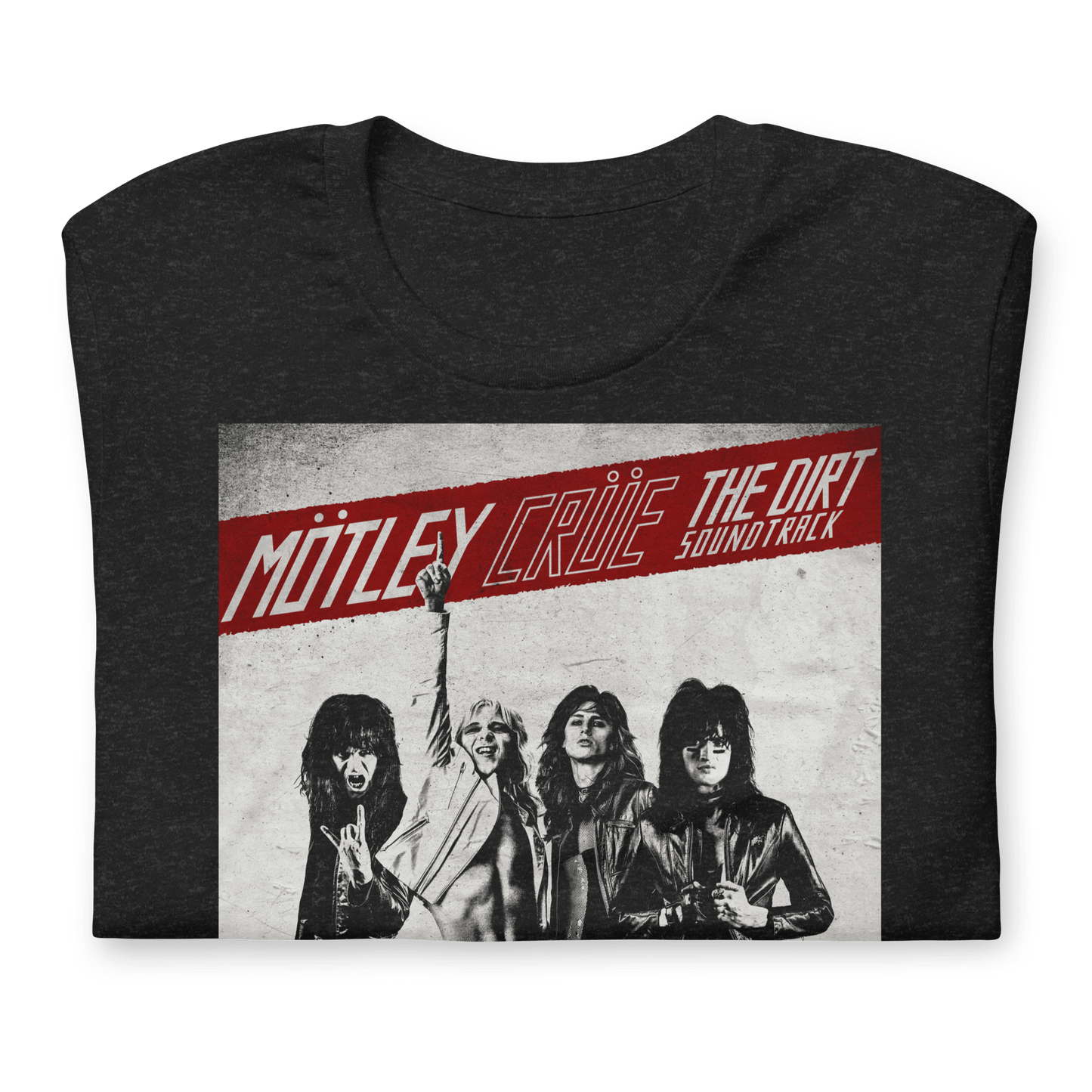 Motley Crue The Dirt Cover Officially Licensed Mens T Shirt Black
