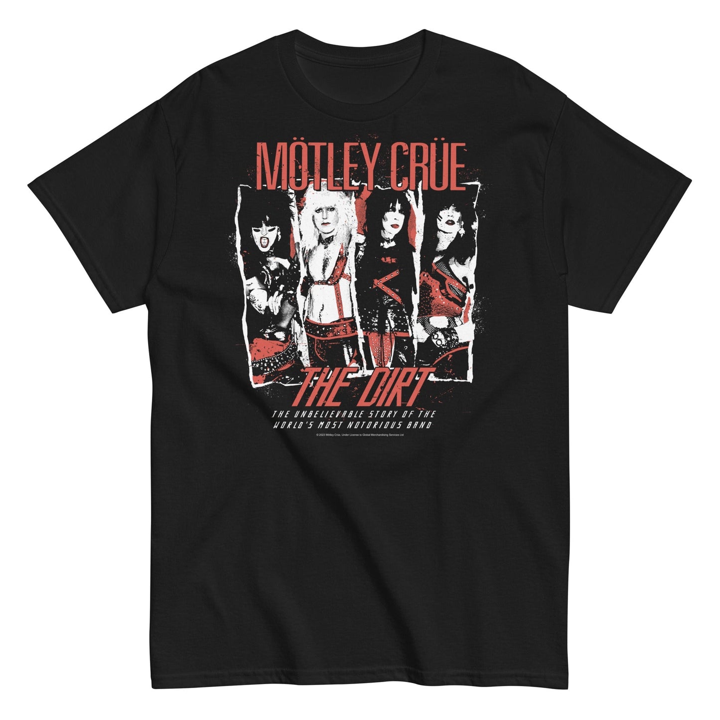 Motley Crue The Dirt Mens T Shirt Black