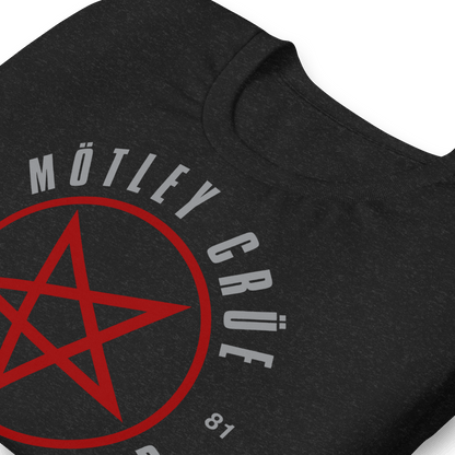 Motley Crue The World Tour Officially Licensed Mens T Shirt Black